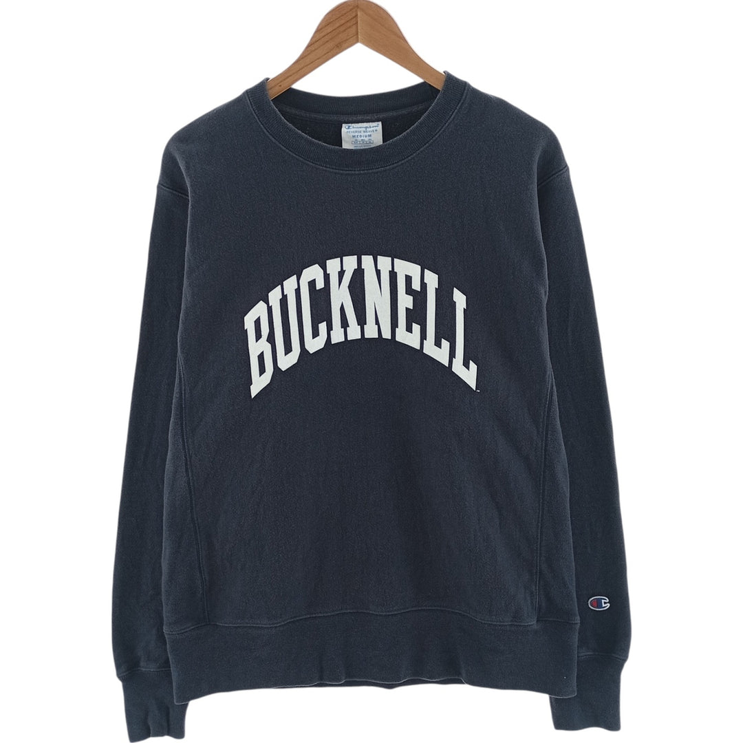 Champion REVERSE WEAVE Reverse Weave College Sweatshirt Trainer Men's M size cotton navy blue type Vintage Second Hand