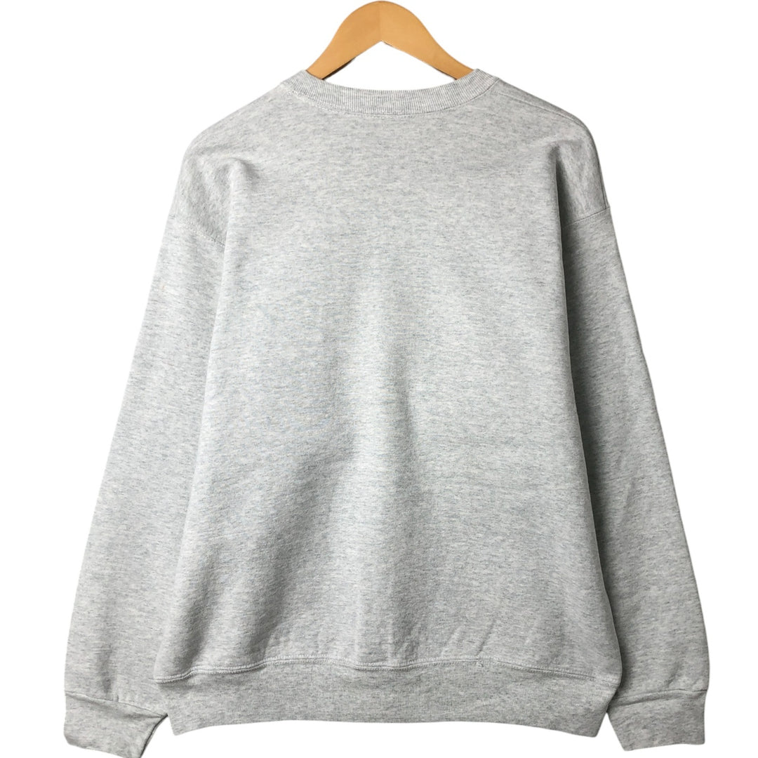90'S Fruit of the Loom Sweatshirt, Made in USA, Men's L, Vintage cotton gray type Vintage Second Hand