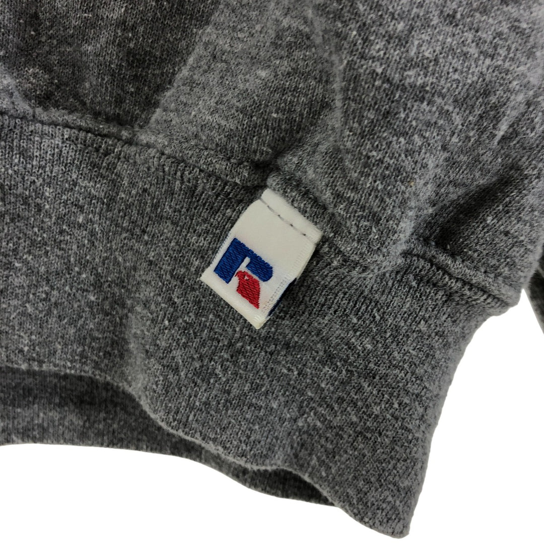90'S Russell Stirrett Johnsen INC Advertising Sweatshirt Trainer Men's L Size Vintage polyester gray type Vintage Second Hand