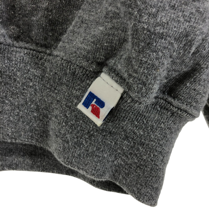 90'S Russell Stirrett Johnsen INC Advertising Sweatshirt Trainer Men's L Size Vintage polyester gray type Vintage Second Hand