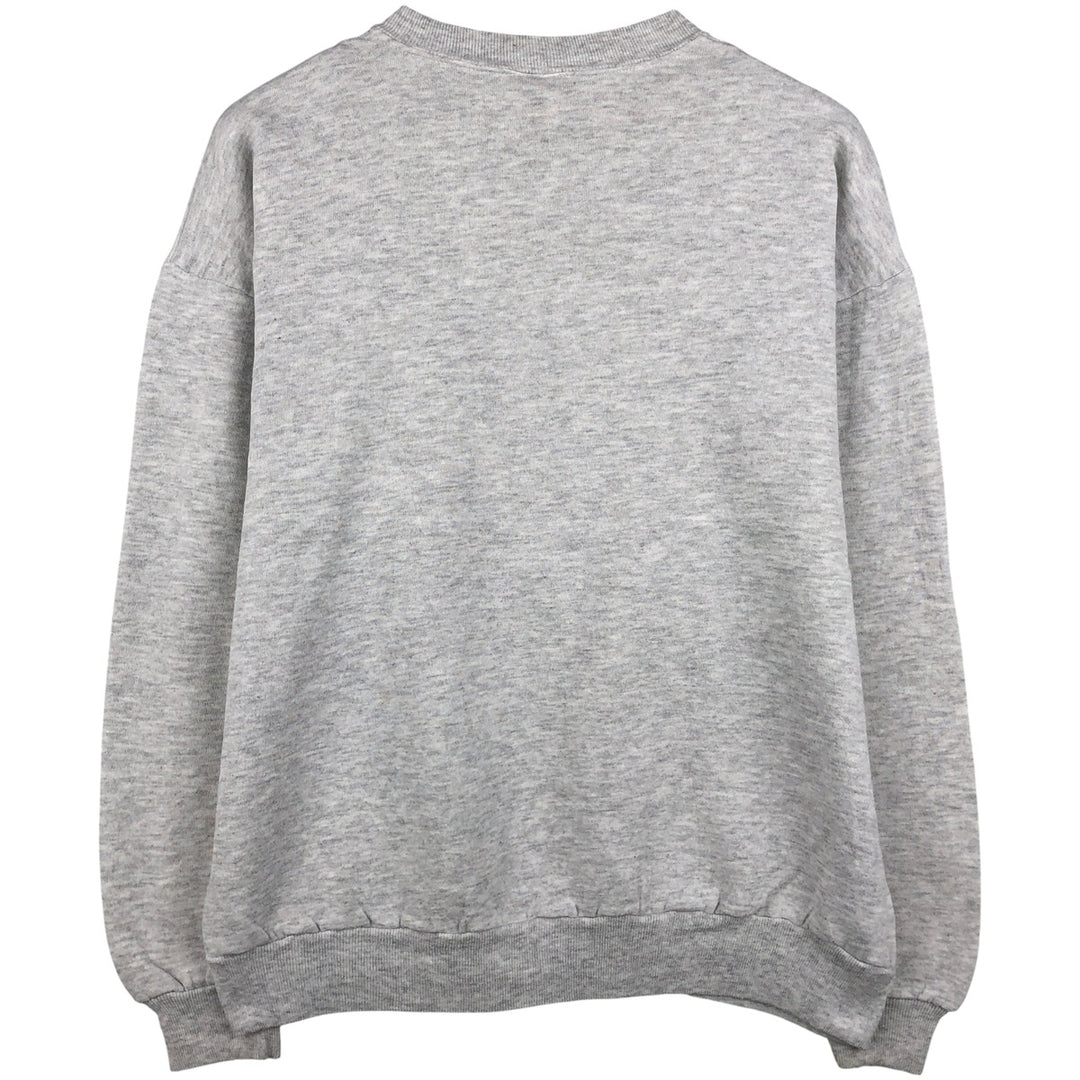 80s-90'S Jerzees Plain Blank Sweatshirt Trainer Made in USA Men's Size L Vintage cotton gray type Vintage Second Hand