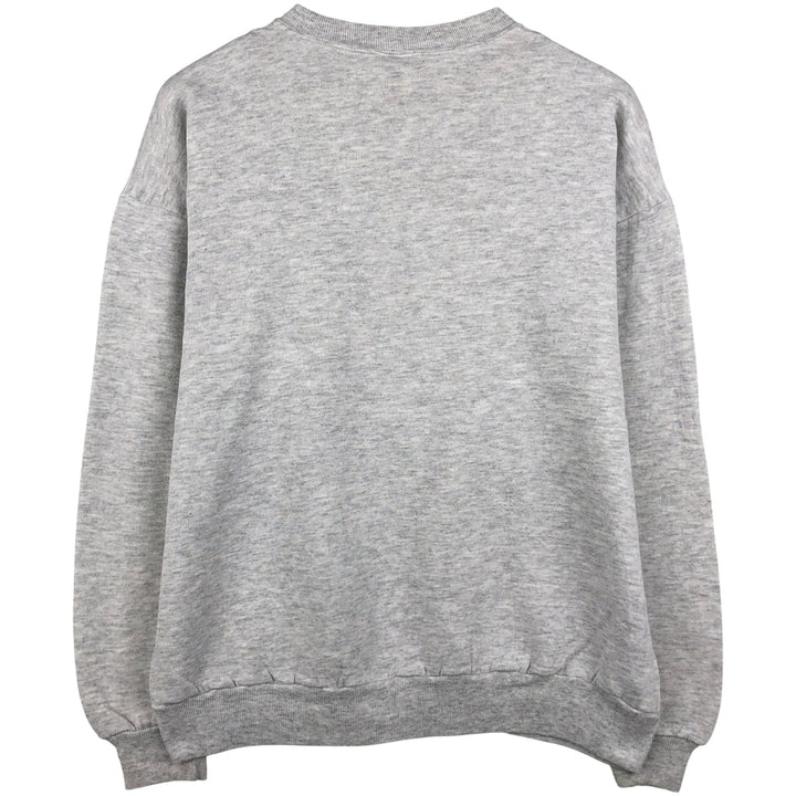 80s-90'S Jerzees Plain Blank Sweatshirt Trainer Made in USA Men's Size L Vintage cotton gray type Vintage Second Hand