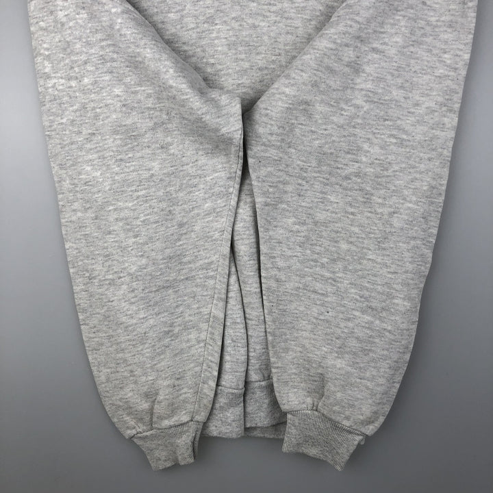 80s-90'S Jerzees Plain Blank Sweatshirt Trainer Made in USA Men's Size L Vintage cotton gray type Vintage Second Hand