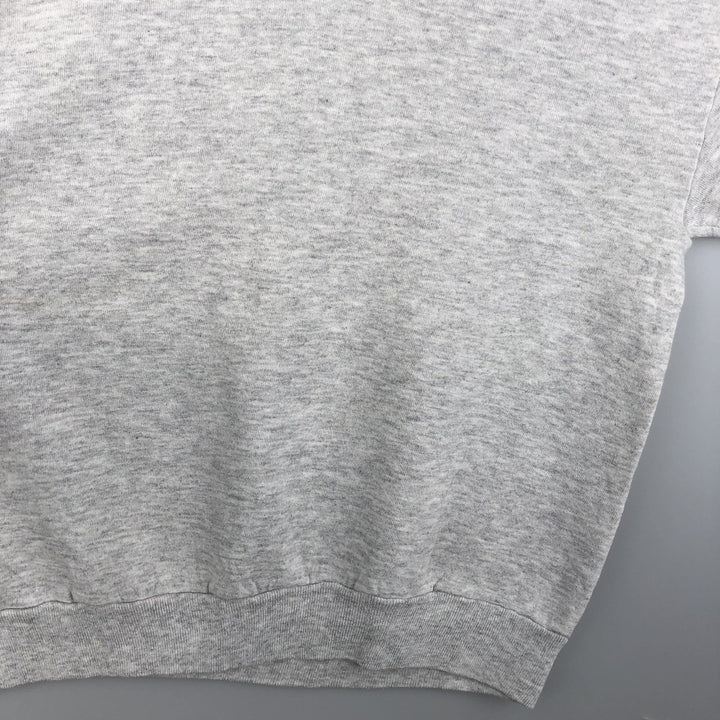 80s-90'S Jerzees Plain Blank Sweatshirt Trainer Made in USA Men's Size L Vintage cotton gray type Vintage Second Hand