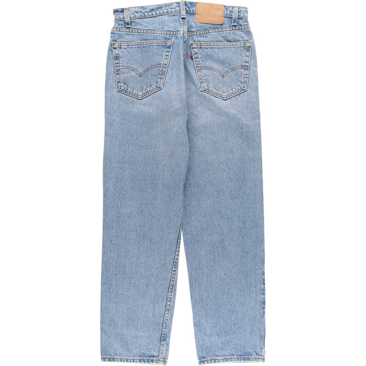 90'S Levi's 550 Relaxed Fit Tapered Denim Pants Made in USA Men's W31 Vintage cotton blue type Vintage Second Hand
