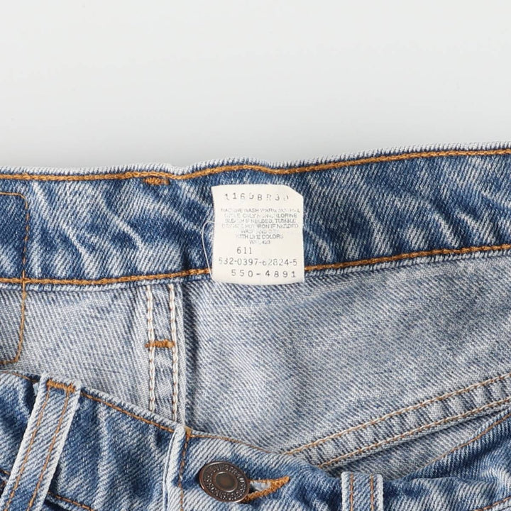 90'S Levi's 550 Relaxed Fit Tapered Denim Pants Made in USA Men's W31 Vintage cotton blue type Vintage Second Hand