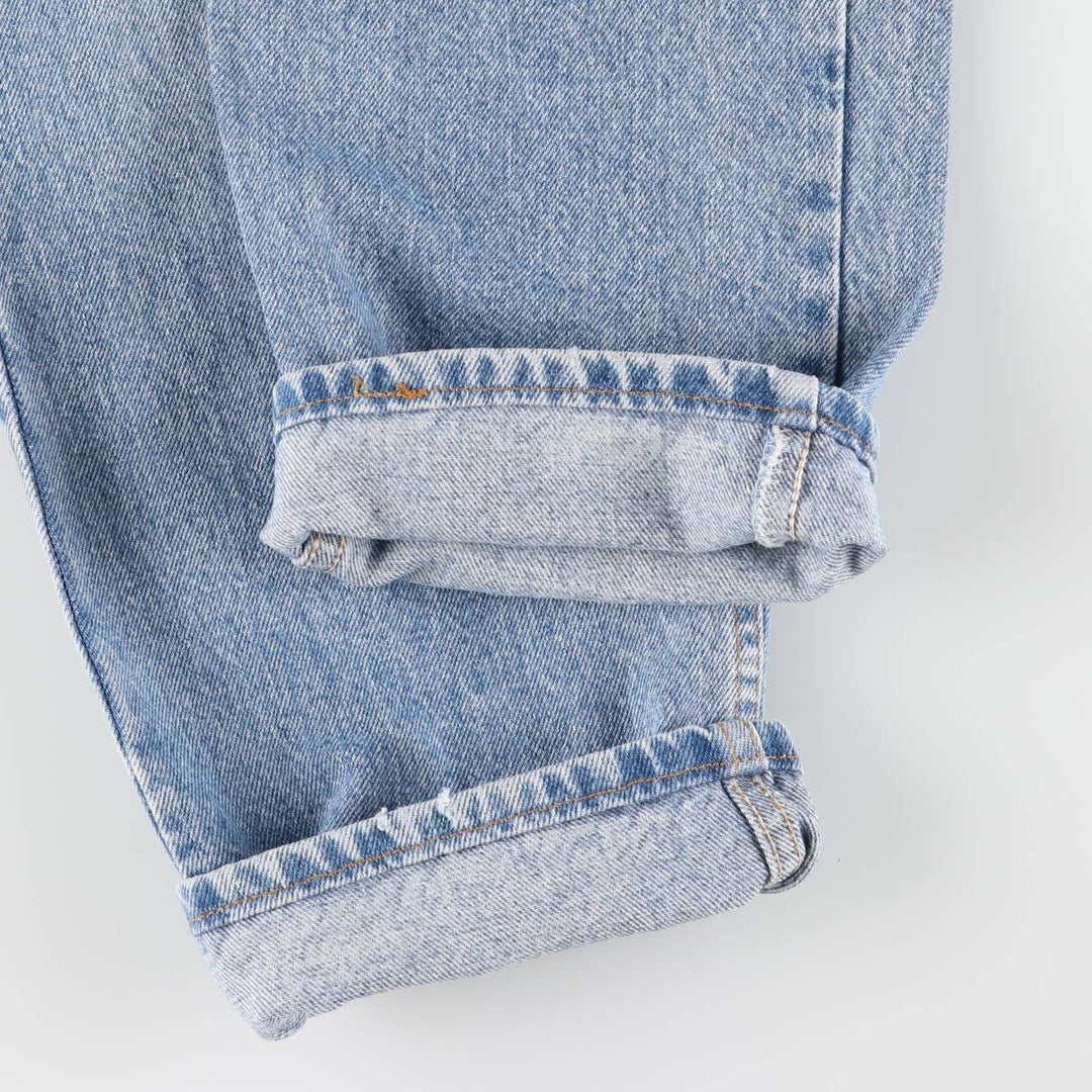 90'S Levi's 550 Relaxed Fit Tapered Denim Pants Made in USA Men's W31 Vintage cotton blue type Vintage Second Hand