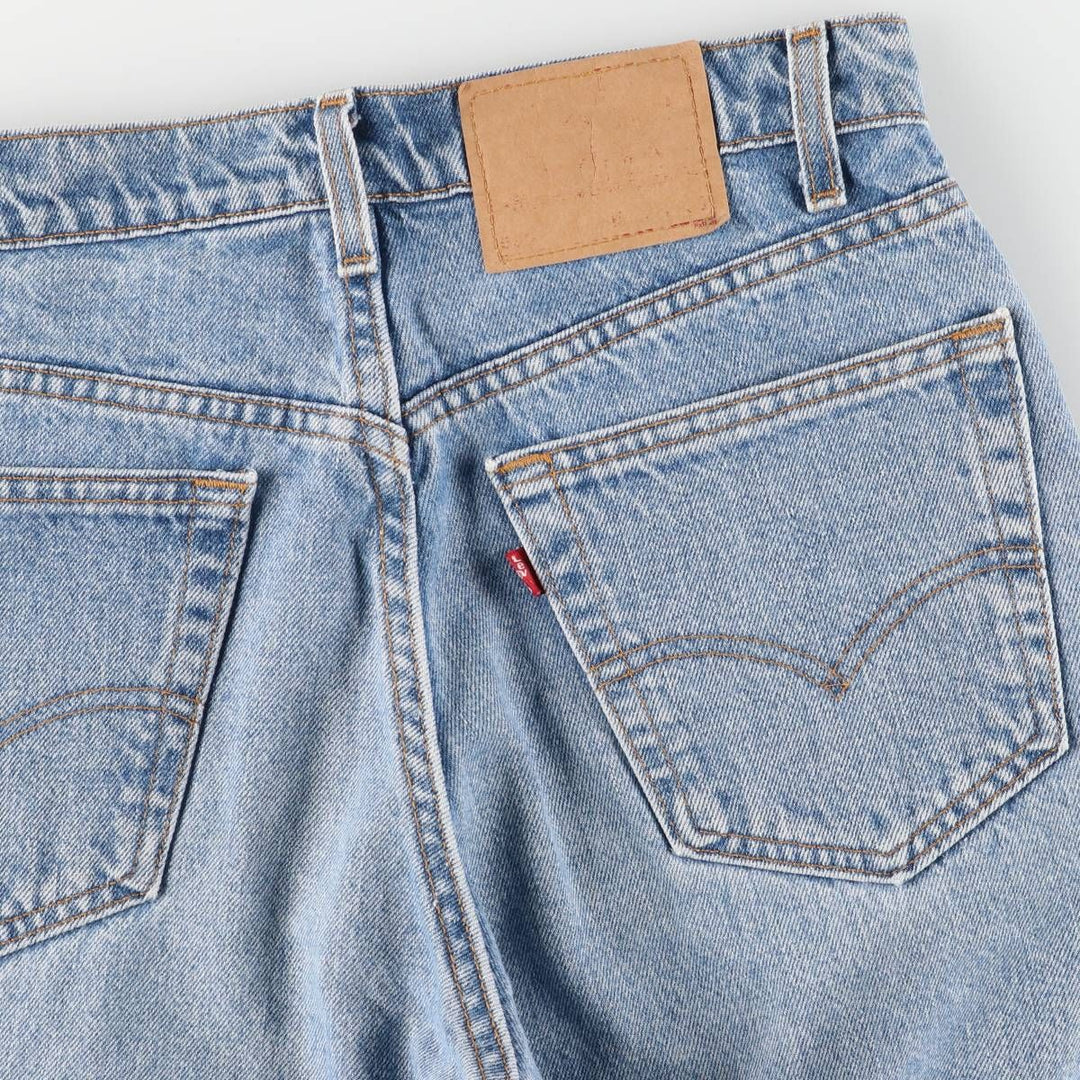 90'S Levi's 550 Relaxed Fit Tapered Denim Pants Made in USA Men's W31 Vintage cotton blue type Vintage Second Hand