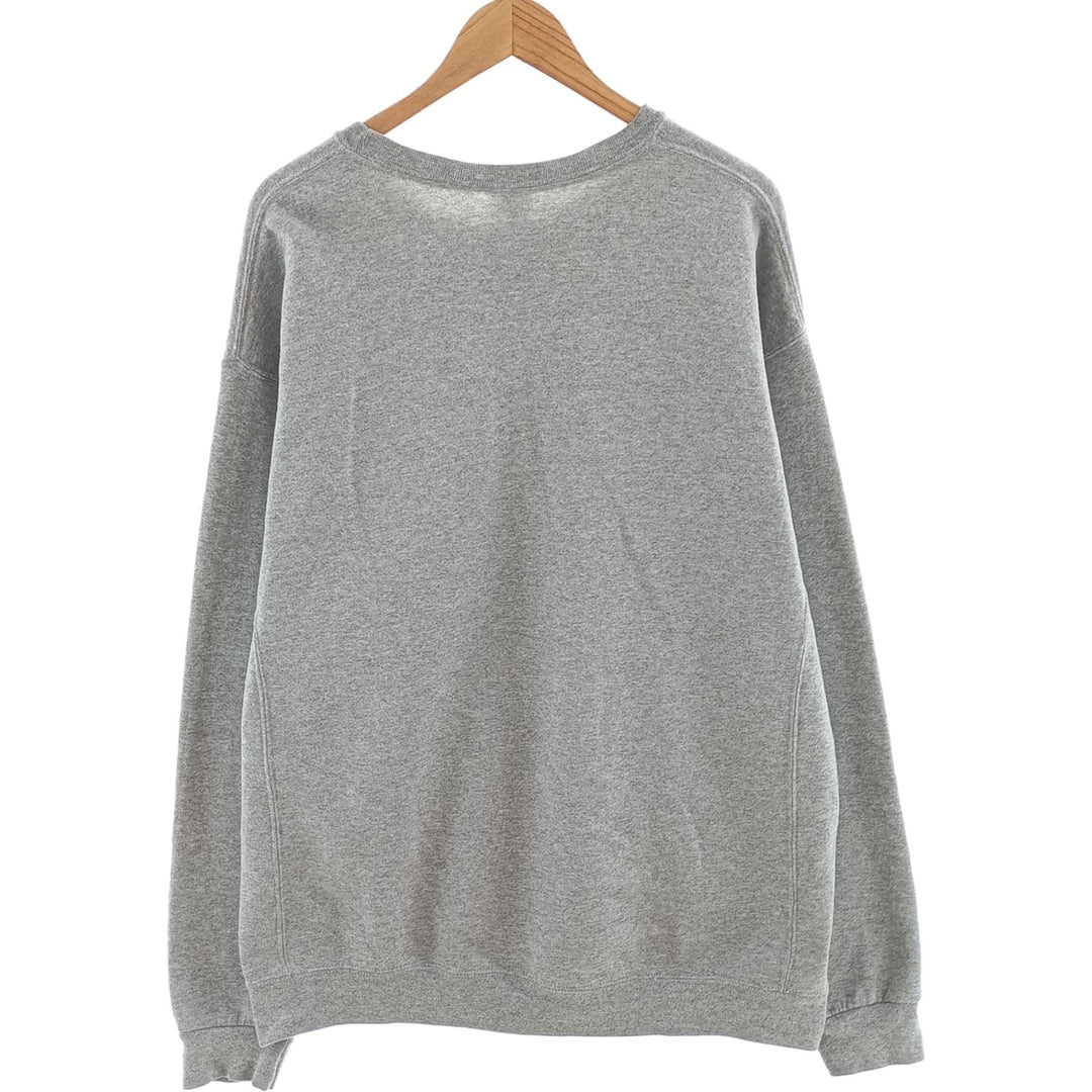 Russell Plain Blank Sweatshirt, Men's XL Size polyester gray type Vintage Second Hand