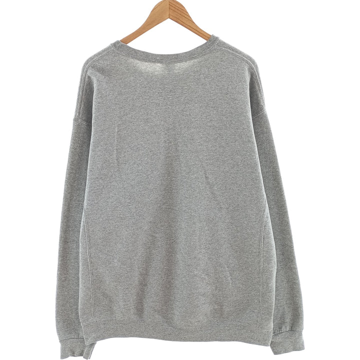 Russell Plain Blank Sweatshirt, Men's XL Size polyester gray type Vintage Second Hand