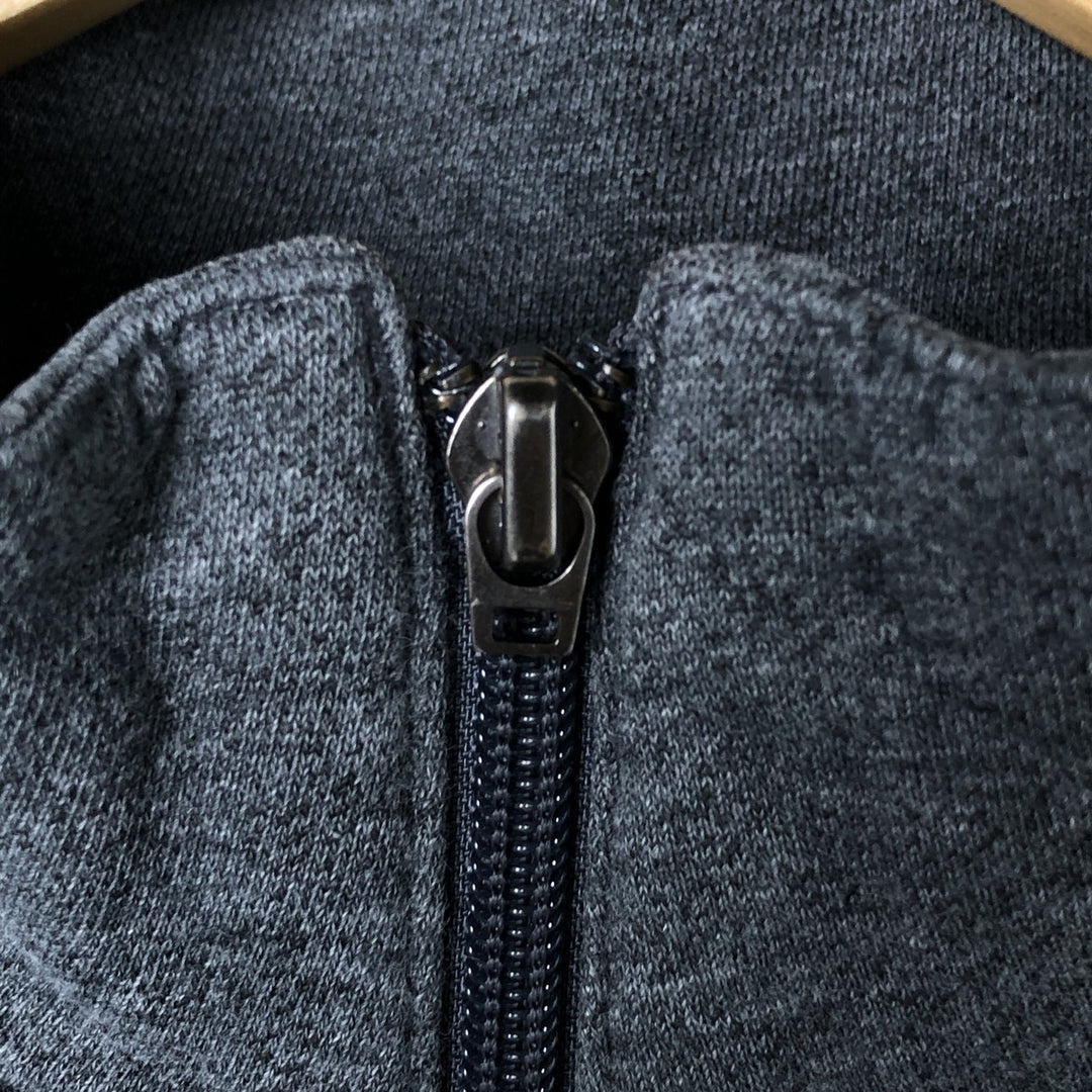 00'S Adidas Half-Zip Sweatshirt, Men's Size L cotton Charcoal Vintage Second Hand