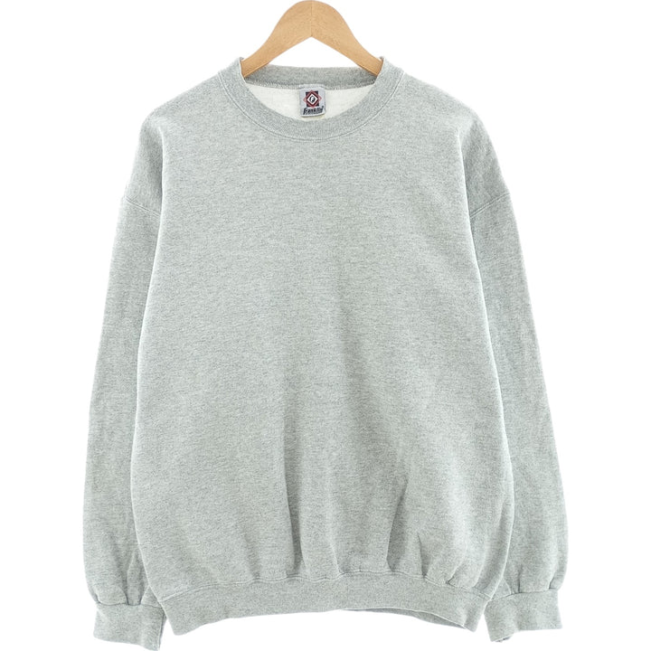Franklin Sports plain blank sweatshirt, made in the USA, men's size L, vintage cotton gray type Vintage Second Hand