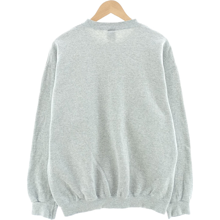 Franklin Sports plain blank sweatshirt, made in the USA, men's size L, vintage cotton gray type Vintage Second Hand