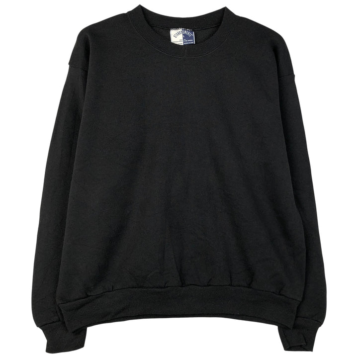 90'S Lee STURDY SWEATS Plain Blank Sweatshirt Trainer Made in USA Men's L Vintage cotton black type Vintage Second Hand
