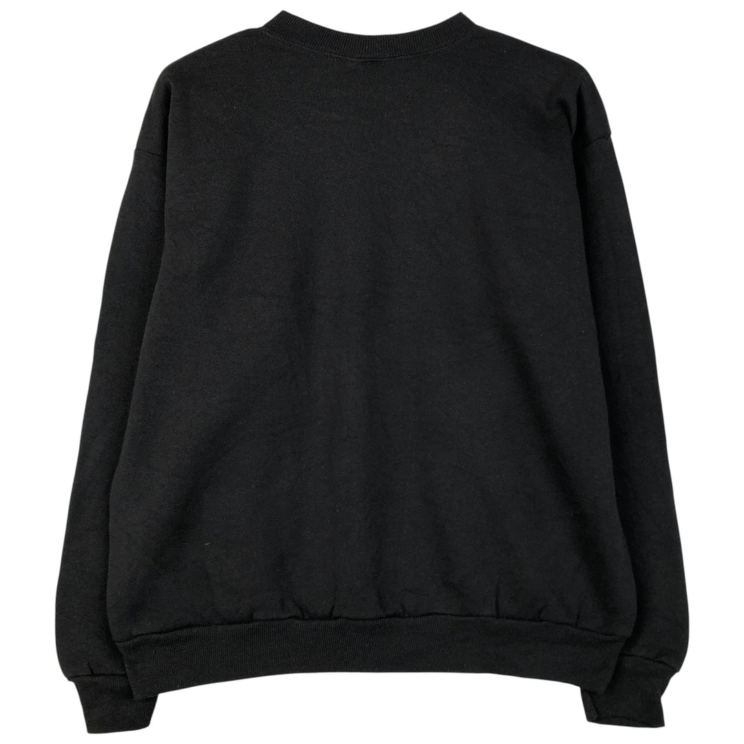 90'S Lee STURDY SWEATS Plain Blank Sweatshirt Trainer Made in USA Men's L Vintage cotton black type Vintage Second Hand