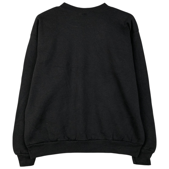 90'S Lee STURDY SWEATS Plain Blank Sweatshirt Trainer Made in USA Men's L Vintage cotton black type Vintage Second Hand
