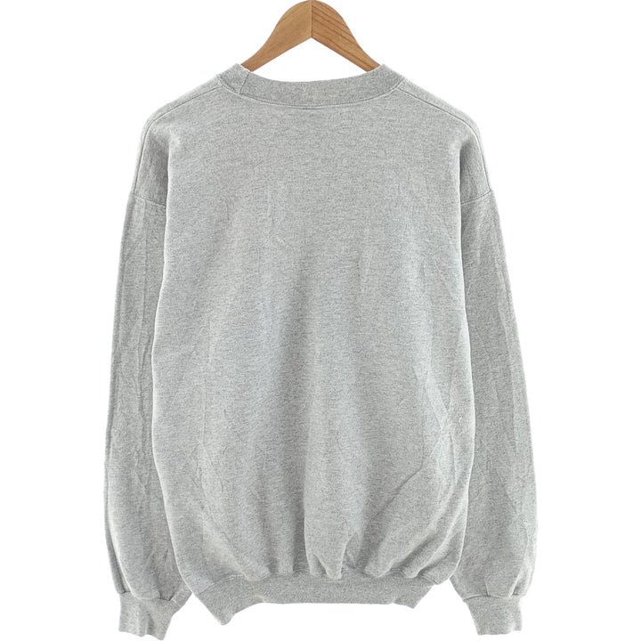 PORT and COMPANY plain blank sweatshirt, men's size XL cotton gray type Vintage Second Hand