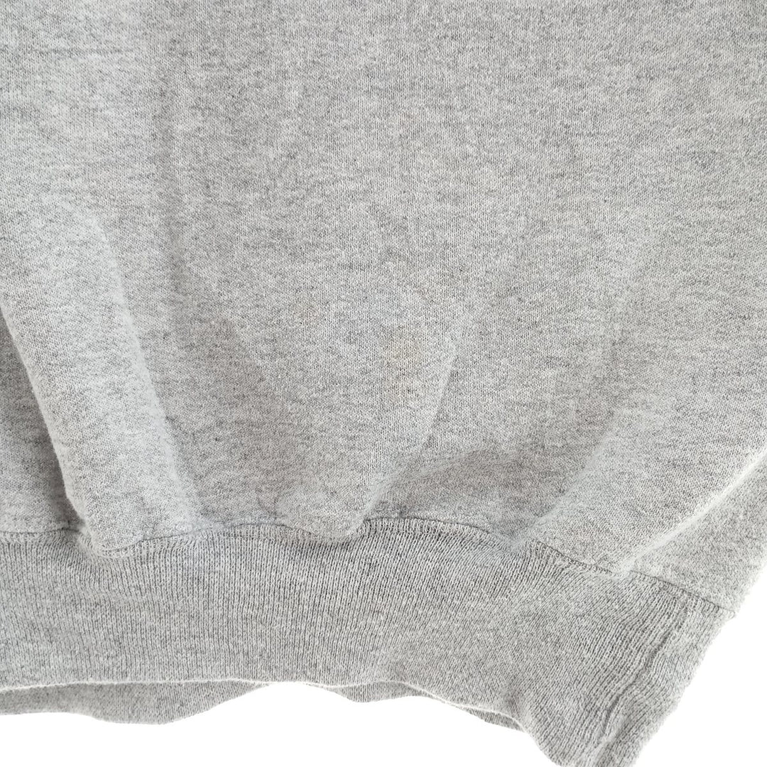 PORT and COMPANY plain blank sweatshirt, men's size XL cotton gray type Vintage Second Hand