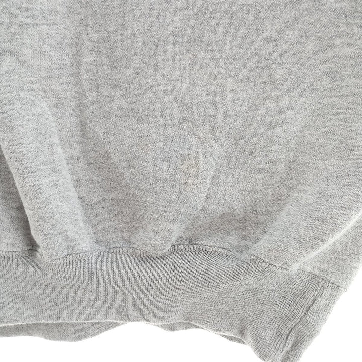 PORT and COMPANY plain blank sweatshirt, men's size XL cotton gray type Vintage Second Hand