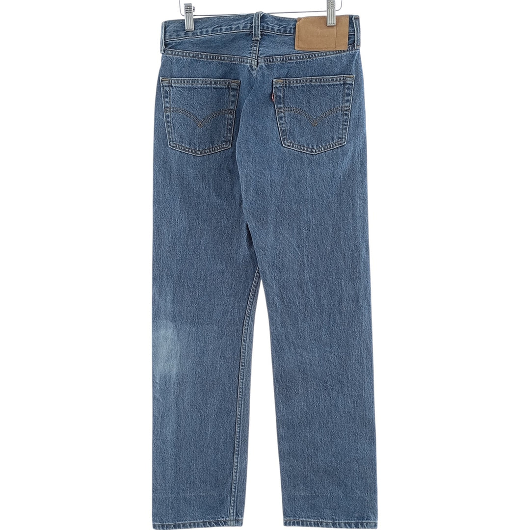 90'S Levi's 501 Euro Model Straight Denim Pants Made in Canada Men's W29 Vintage cotton blue type Vintage Second Hand