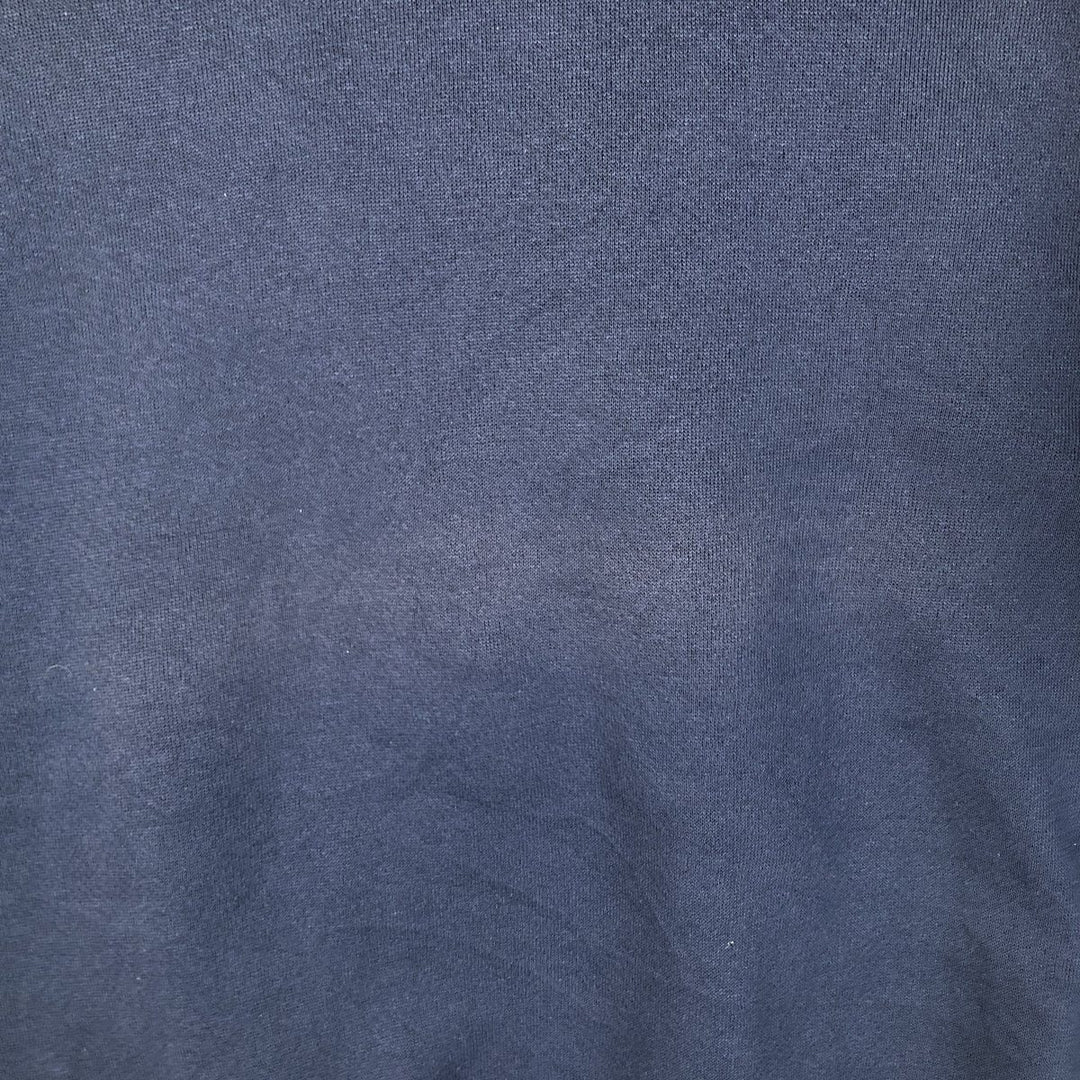 Vintage 90'S BRITTANIA plain blank sweatshirt, made in the USA, size M, men's cotton navy blue type Vintage Second Hand
