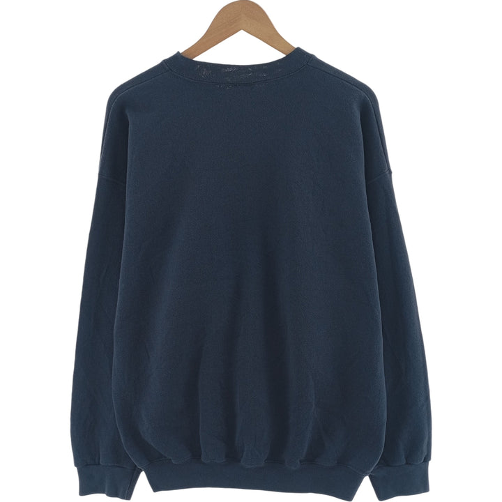 Vintage 90'S ANDHURST plain blank sweatshirt, made in the USA, men's size XL cotton navy blue type Vintage Second Hand