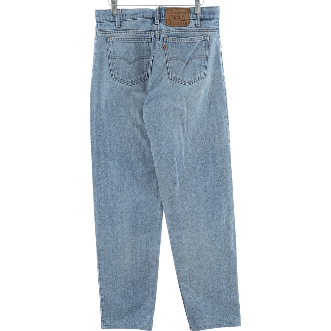 90'S Levi's 550 Orange Tab Tapered Denim Pants Men's W33 Vintage unclear blue type Vintage Second Hand