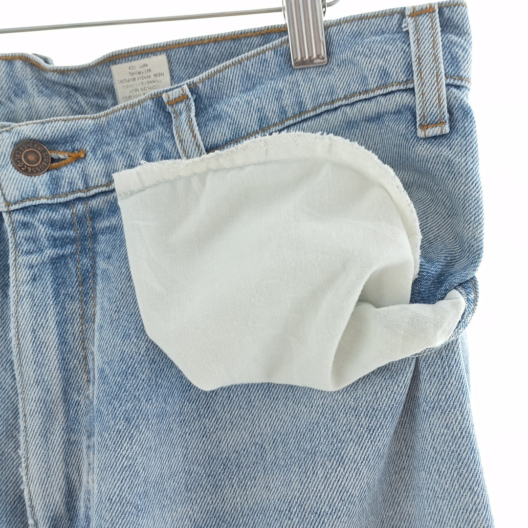 90'S Levi's 550 Orange Tab Tapered Denim Pants Men's W33 Vintage unclear blue type Vintage Second Hand