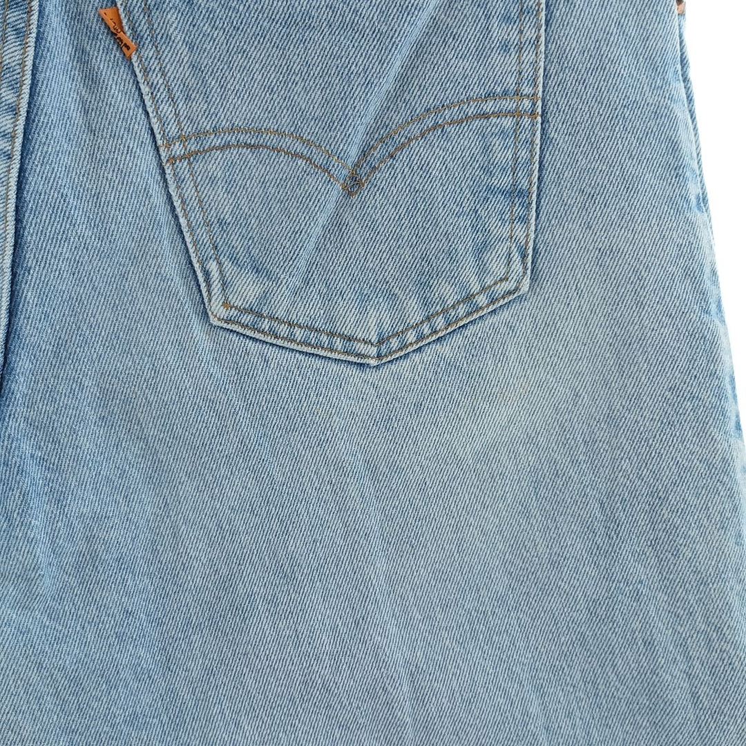 90'S Levi's 550 Orange Tab Tapered Denim Pants Men's W33 Vintage unclear blue type Vintage Second Hand