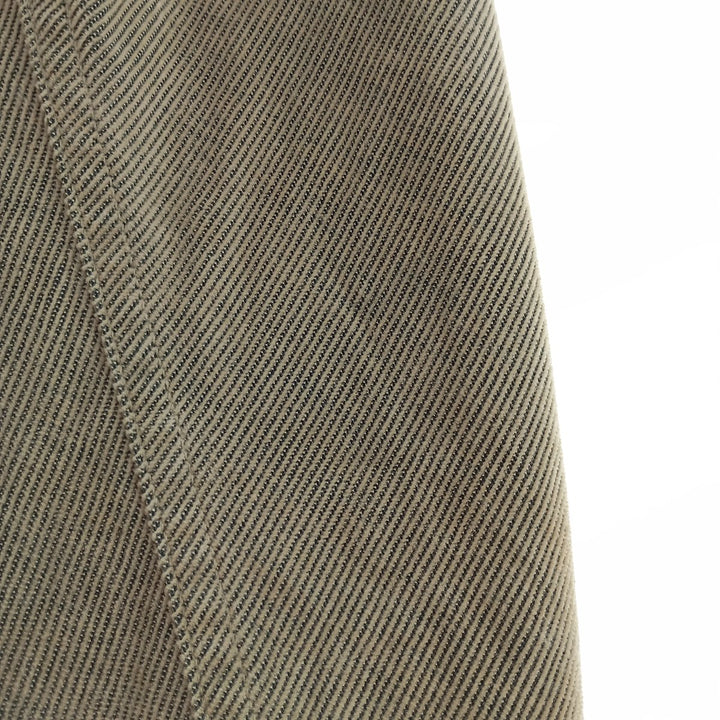 00'S Levi's ENGINEERED Euro model draped corduroy jacket, men's size S polyester beige type brown Vintage Second Hand