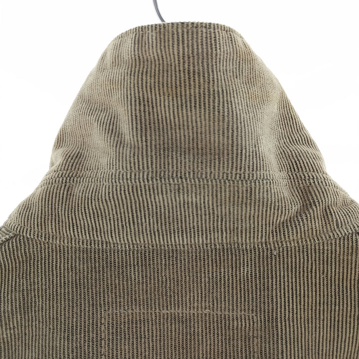 00'S Levi's ENGINEERED Euro model draped corduroy jacket, men's size S polyester beige type brown Vintage Second Hand