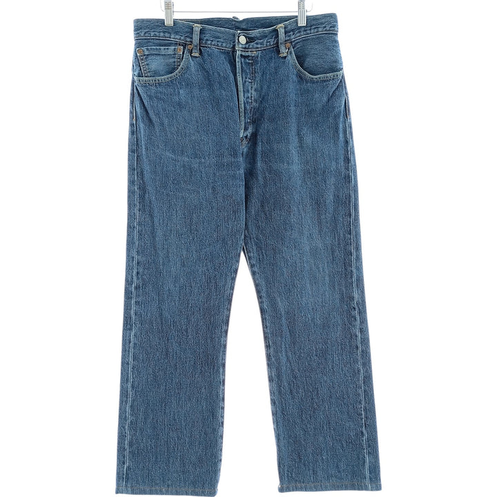 Levi's 501 straight denim pants for men, size W33 cotton blue type Vintage Second Hand