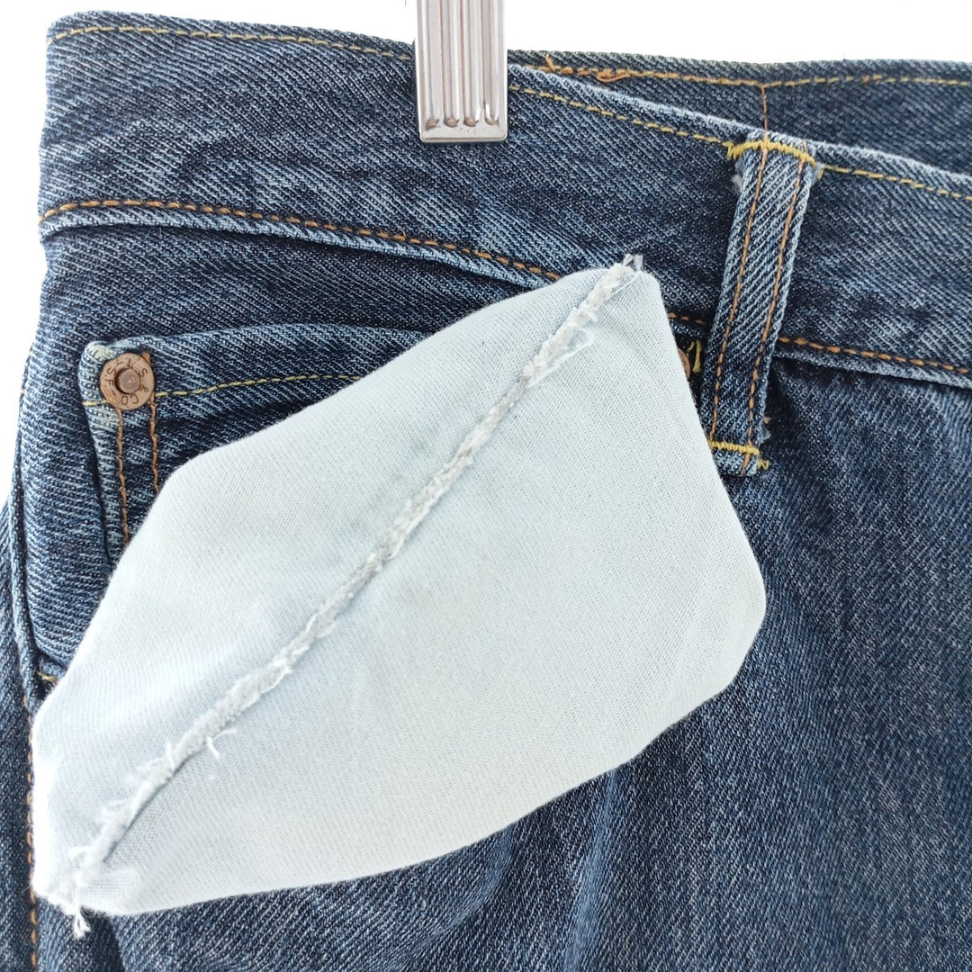 Levi's 501 straight denim pants for men, size W33 cotton blue type Vintage Second Hand