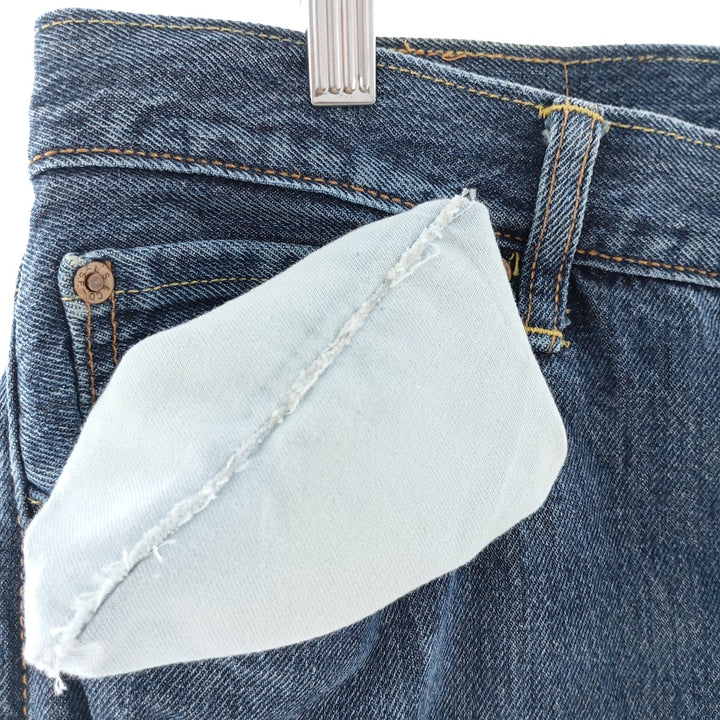 Levi's 501 straight denim pants for men, size W33 cotton blue type Vintage Second Hand