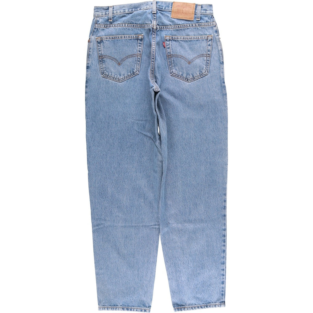 00'S Levi's 560 LOOSE FIT TAPERED LEG tapered denim pants for men, size w34 cotton blue type Vintage Second Hand