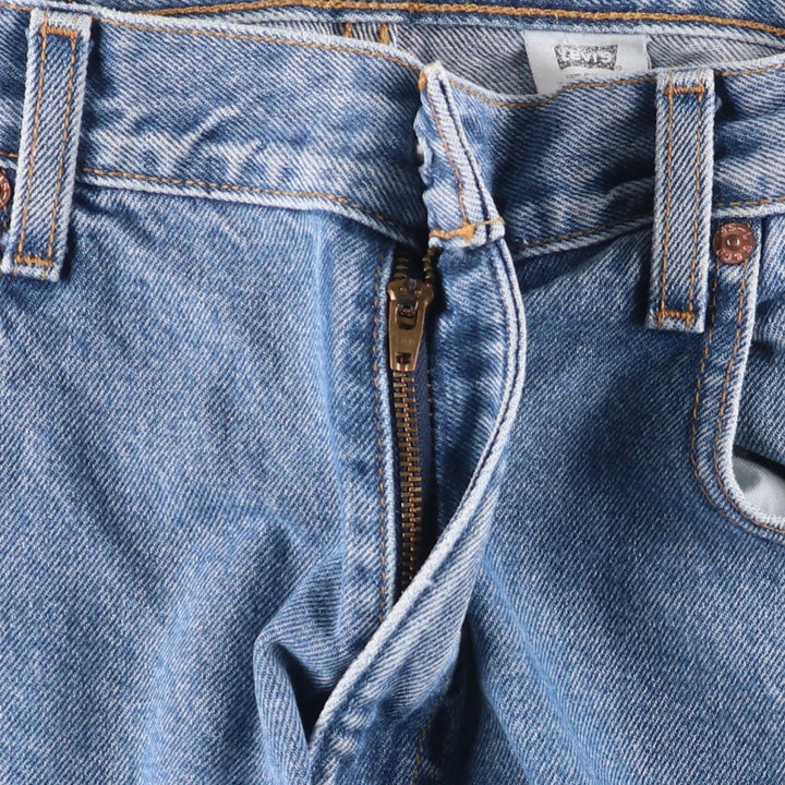 00'S Levi's 560 LOOSE FIT TAPERED LEG tapered denim pants for men, size w34 cotton blue type Vintage Second Hand