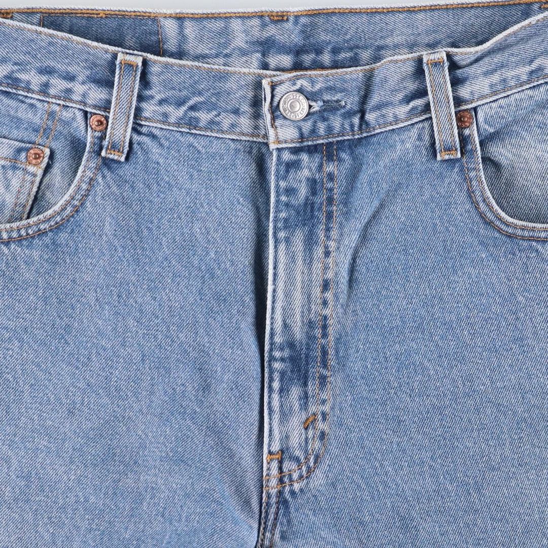 00'S Levi's 560 LOOSE FIT TAPERED LEG tapered denim pants for men, size w34 cotton blue type Vintage Second Hand