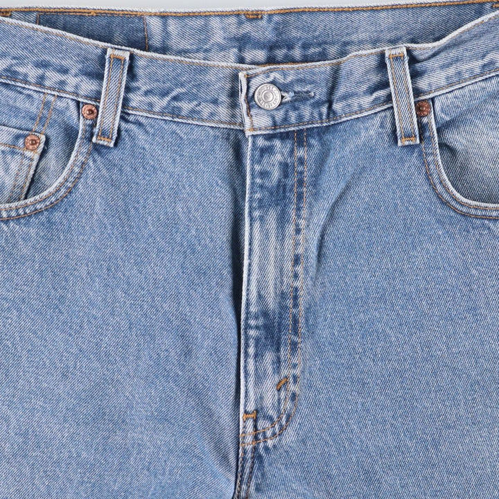 00'S Levi's 560 LOOSE FIT TAPERED LEG tapered denim pants for men, size w34 cotton blue type Vintage Second Hand