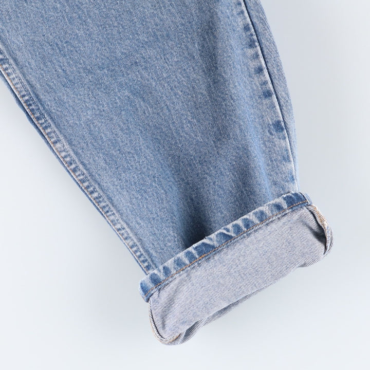 00'S Levi's 560 LOOSE FIT TAPERED LEG tapered denim pants for men, size w34 cotton blue type Vintage Second Hand