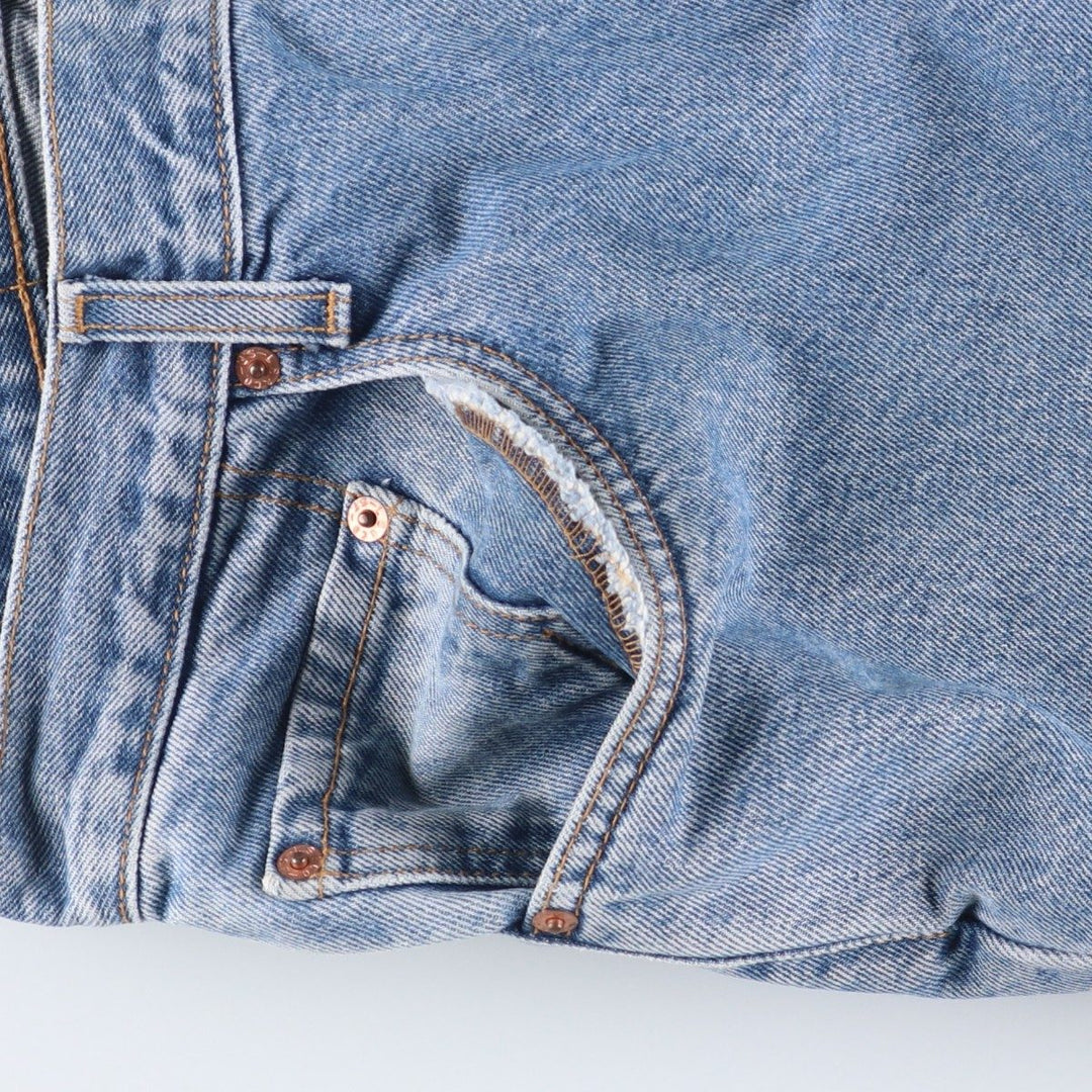 00'S Levi's 560 LOOSE FIT TAPERED LEG tapered denim pants for men, size w34 cotton blue type Vintage Second Hand