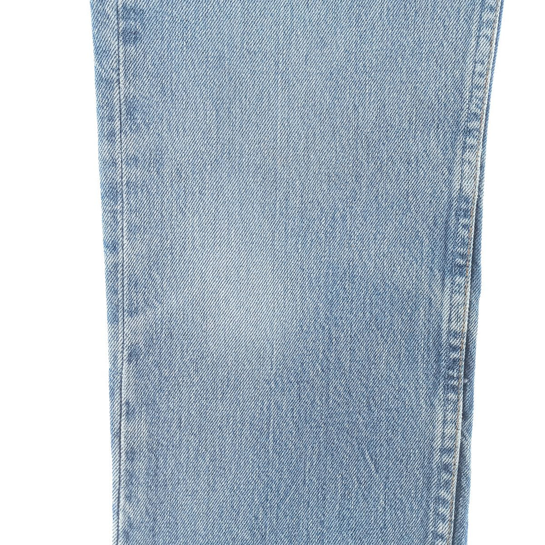 90'S Levi's 701-0193 Straight-leg Denim Pants, Made in USA, Women's Size L (W28), Button Fly, Vintage cotton blue type Vintage Second Hand