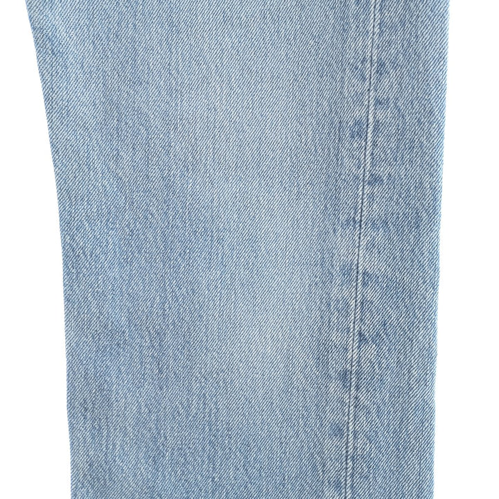 90'S Levi's 701-0193 Straight-leg Denim Pants, Made in USA, Women's Size L (W28), Button Fly, Vintage cotton blue type Vintage Second Hand