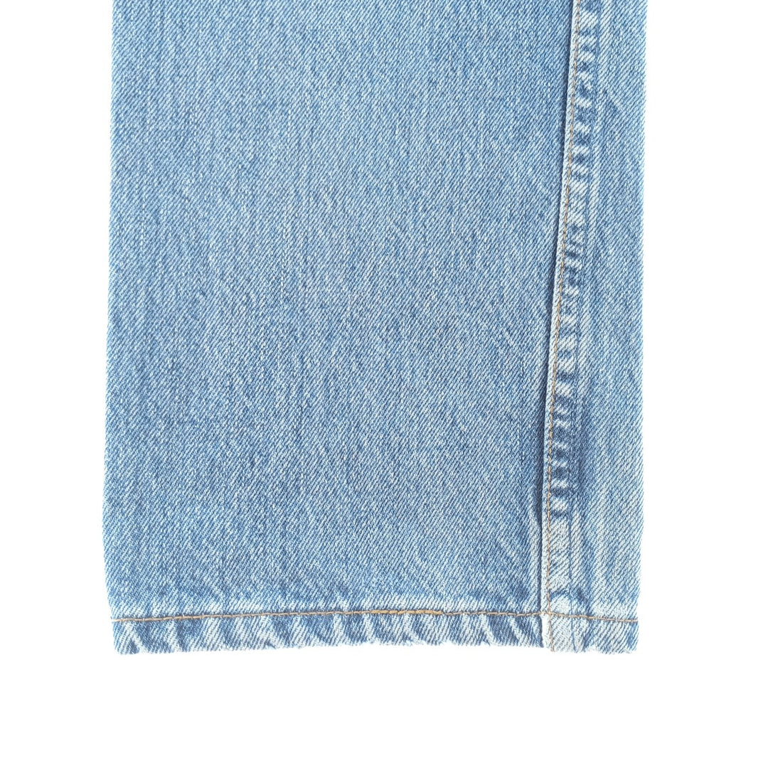 90'S Levi's 701-0193 Straight-leg Denim Pants, Made in USA, Women's Size L (W28), Button Fly, Vintage cotton blue type Vintage Second Hand