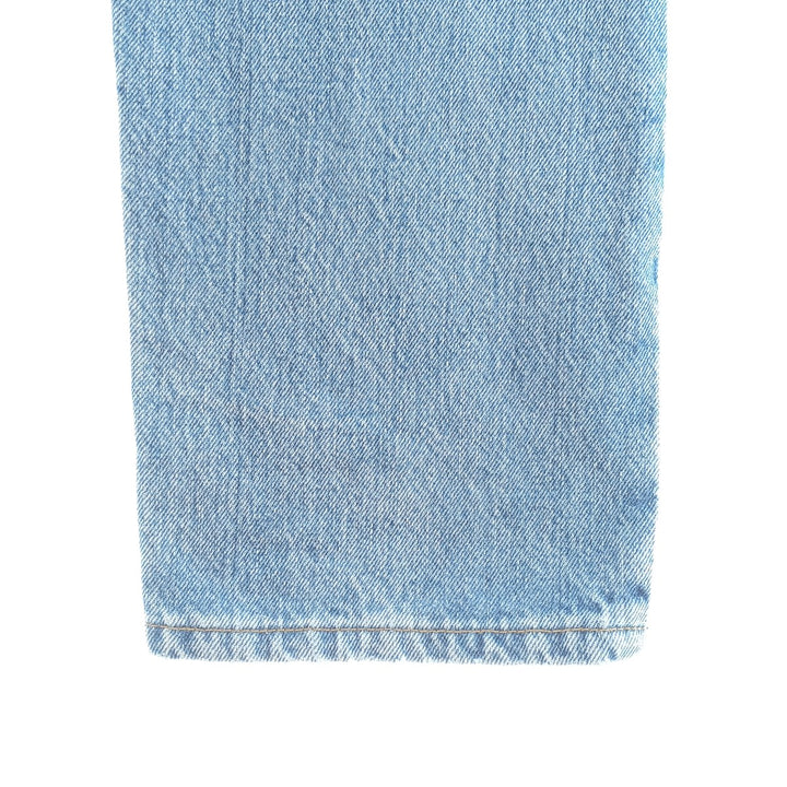 90'S Levi's 701-0193 Straight-leg Denim Pants, Made in USA, Women's Size L (W28), Button Fly, Vintage cotton blue type Vintage Second Hand