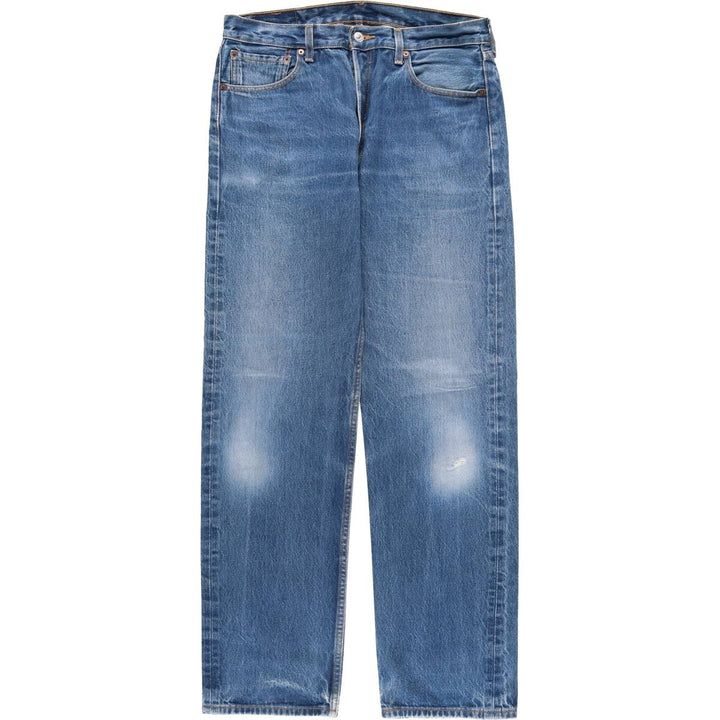 Levi's 501 straight denim pants for men, size W33 cotton blue type Vintage Second Hand