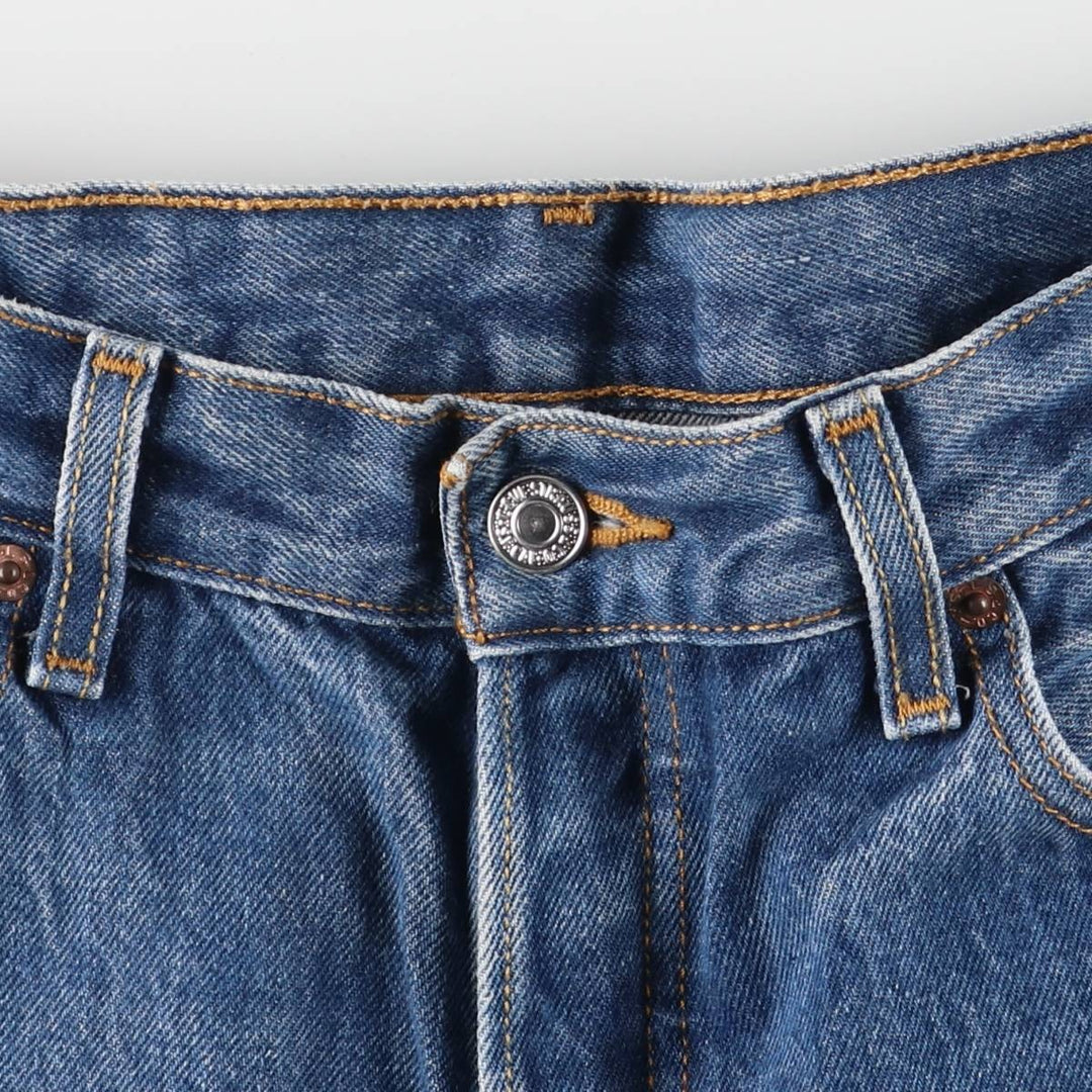 Levi's 501 straight denim pants for men, size W33 cotton blue type Vintage Second Hand