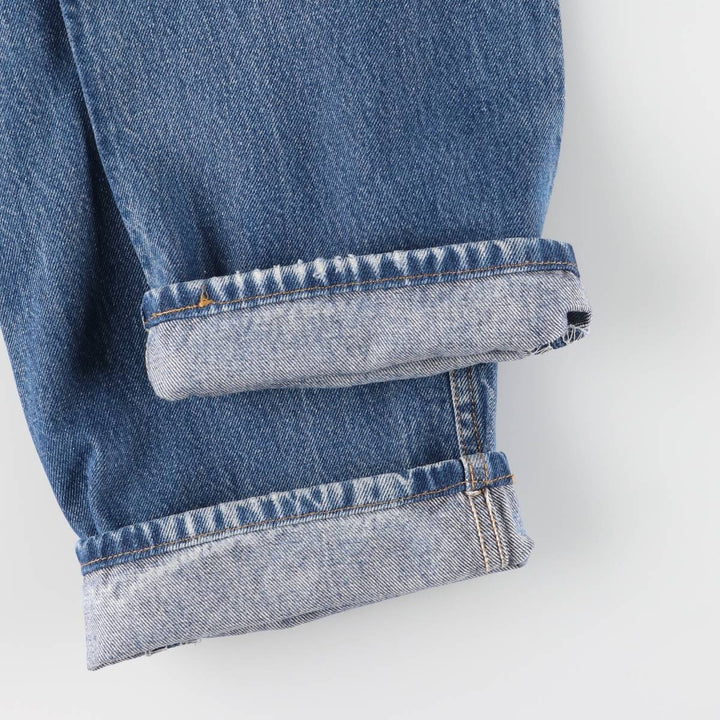 Levi's 501 straight denim pants for men, size W33 cotton blue type Vintage Second Hand