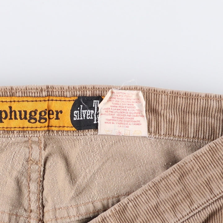 Vintage 80s-90'S Levi's Silver Tab Hiphugger Corduroy Pants, Men's, Size W31 cotton Beige type Vintage Second Hand