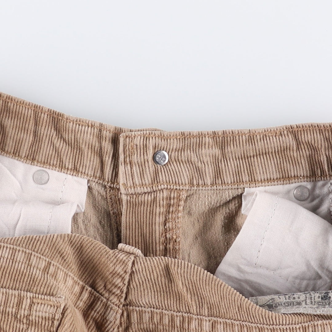 Vintage 80s-90'S Levi's Silver Tab Hiphugger Corduroy Pants, Men's, Size W31 cotton Beige type Vintage Second Hand