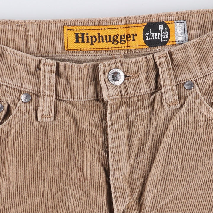 Vintage 80s-90'S Levi's Silver Tab Hiphugger Corduroy Pants, Men's, Size W31 cotton Beige type Vintage Second Hand